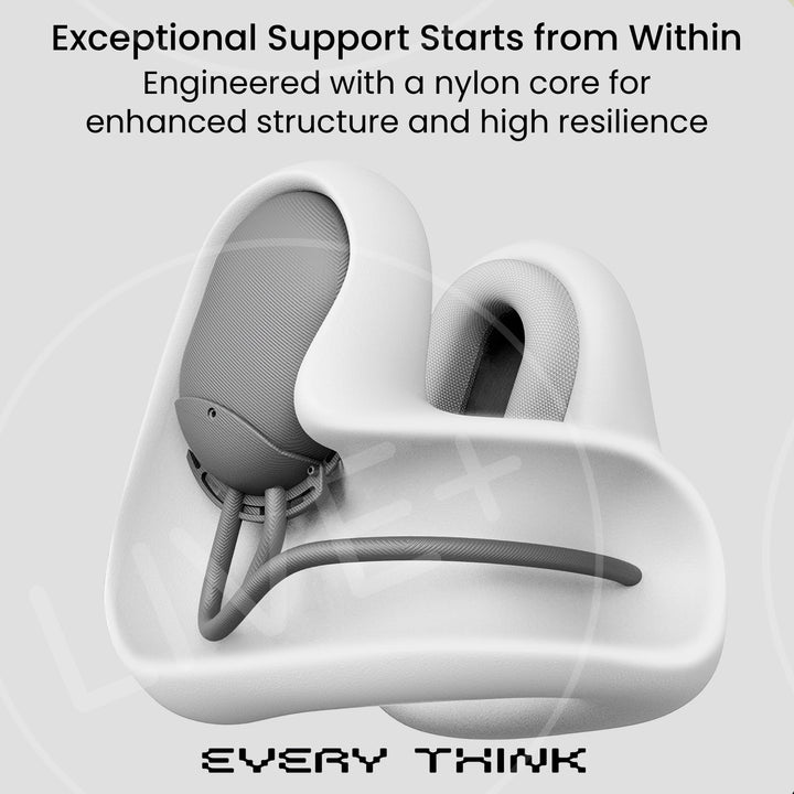 EVERYTHINK E2 pillow with innovative nylon inner core for strong support and high resilience