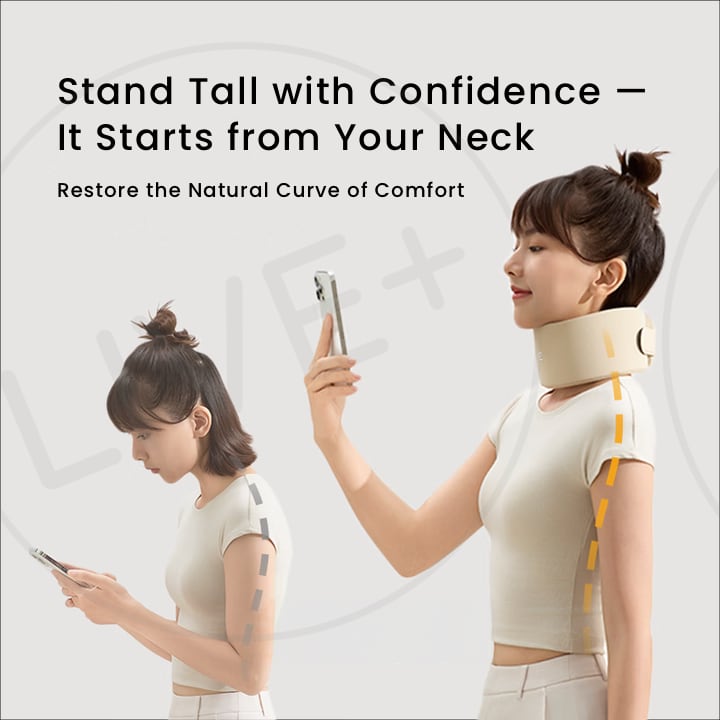 EVERYTHINK EC2 Neck Support Pillow helps improve posture and maintain natural neck curve for confident comfort