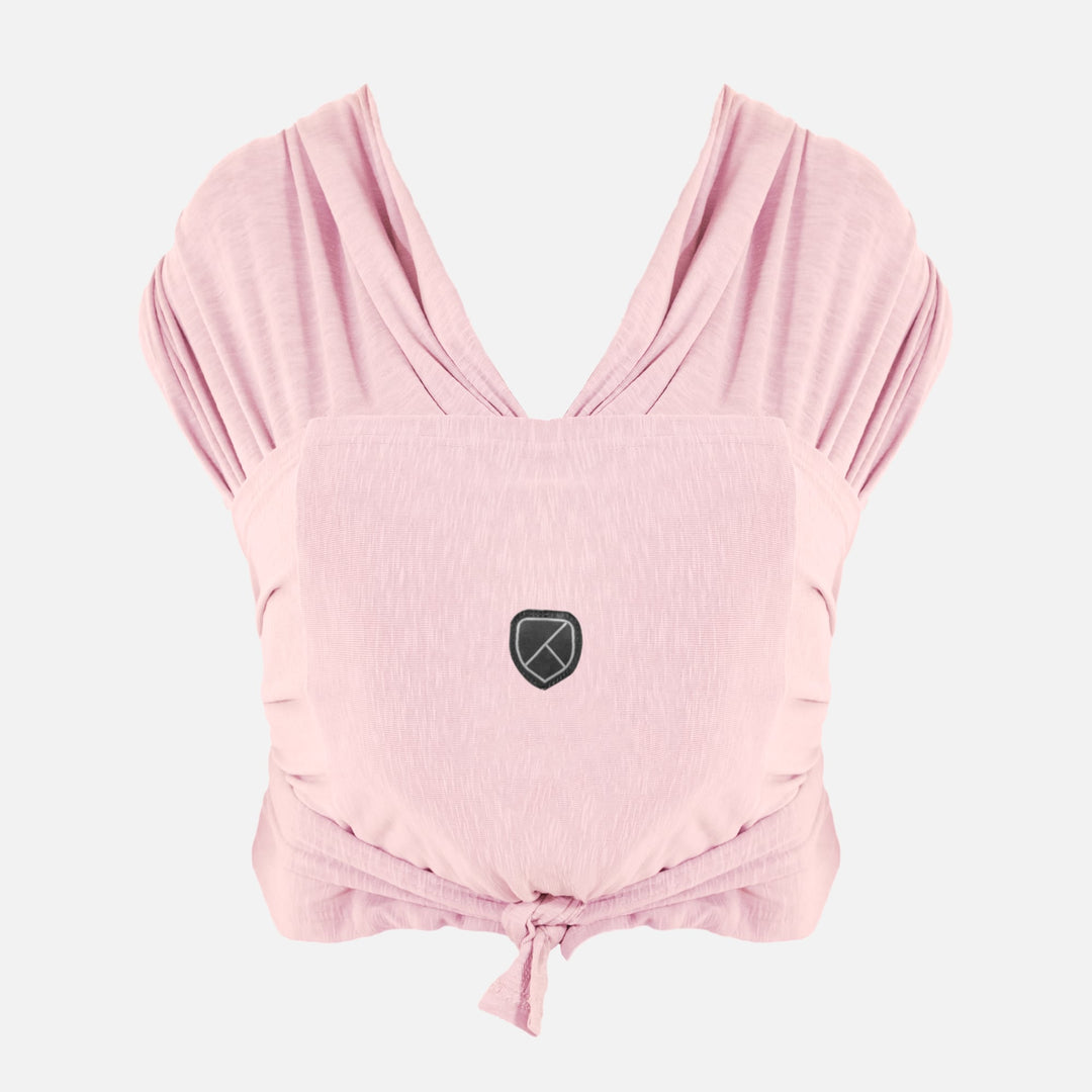 Koala Babycare Koala Cuddle Band in pink, ergonomic baby carrier with back support and adjustable wrap design.