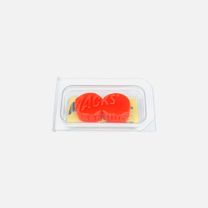 Mack's Kids Soft Silicone Earplugs, 1 pair in compact clear case, ideal for travel or trial use