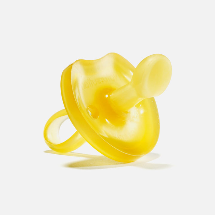 Natursutten Natural Rubber Butterfly Orthodontic Pacifier – 100% natural rubber, one-piece design, safe and eco-friendly.