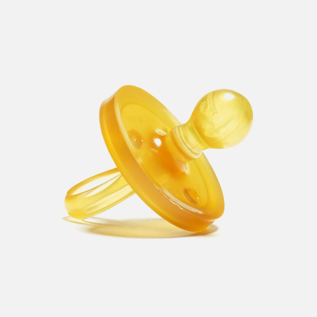 Natursutten Natural Rubber Original Rounded Pacifier in Large size, seamless and soft for 12 months and up