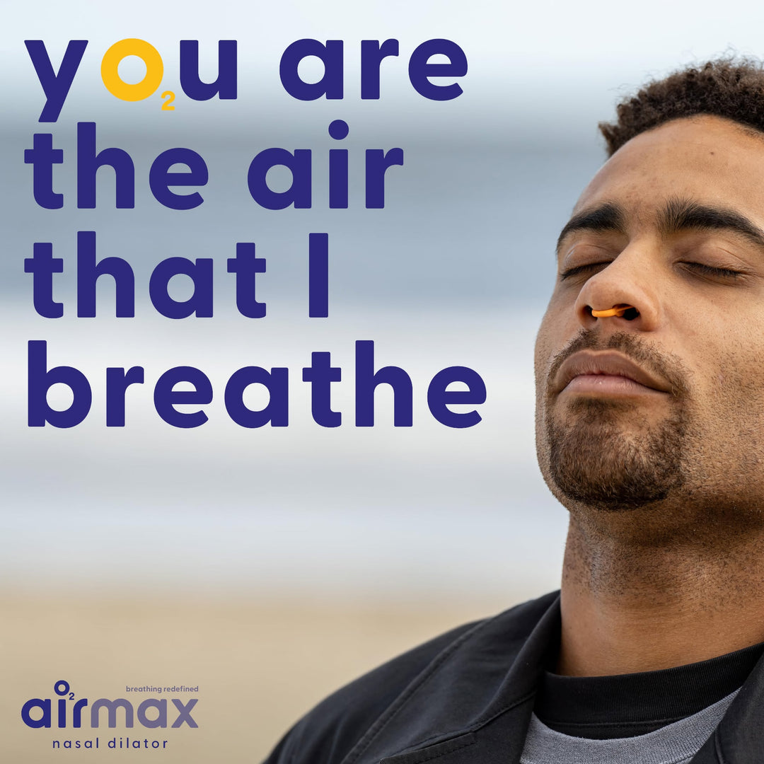 ‘You are the air that I breathe’ – showcasing Airmax Nasal Dilator’s promise of enhanced breathing comfort and freedom.