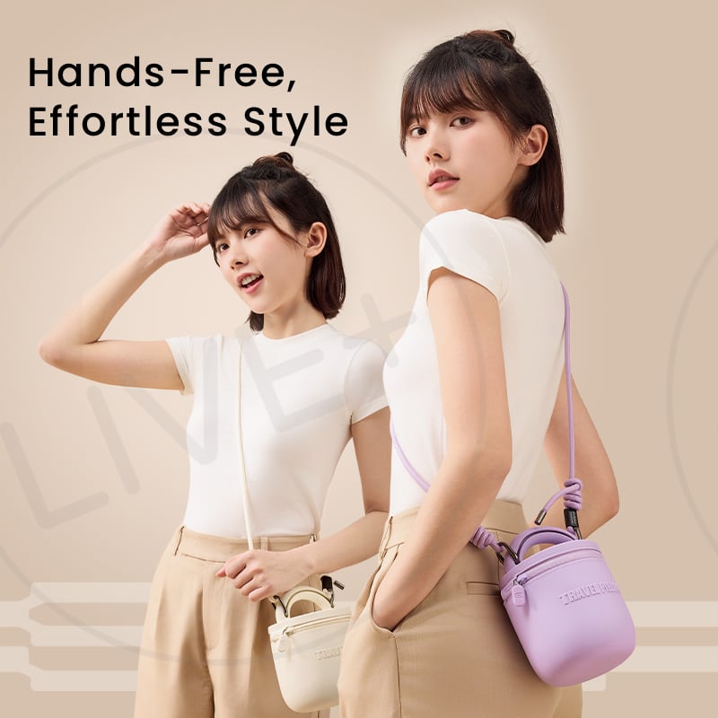 EVERYTHINK ES3 Travel U-Pillow with hands-free carry case, designed for effortless style and travel convenience