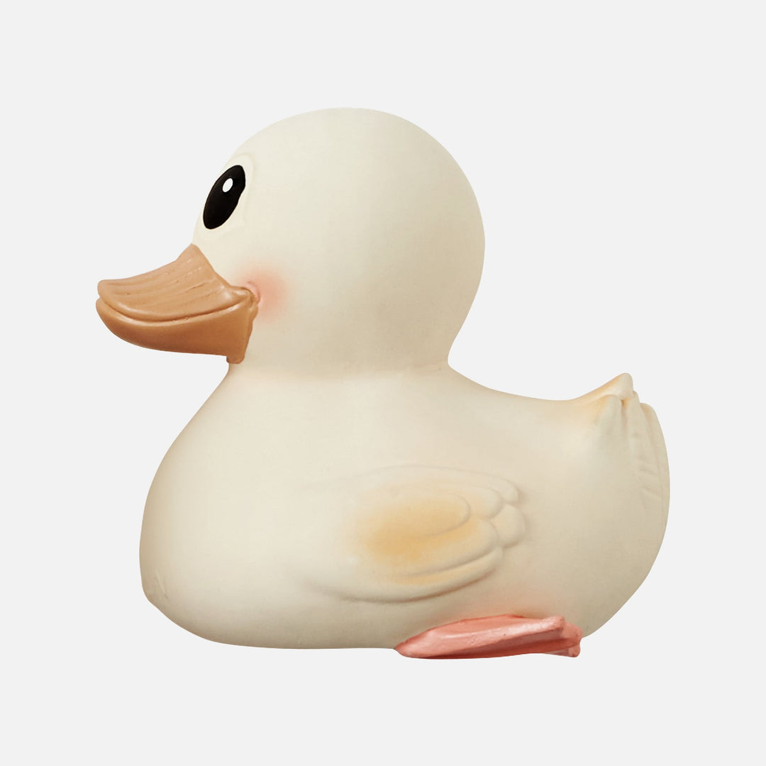 Hevea Kawan Rubber Duck Original natural rubber baby bath toy, handcrafted eco-friendly duck with seamless mold-free design