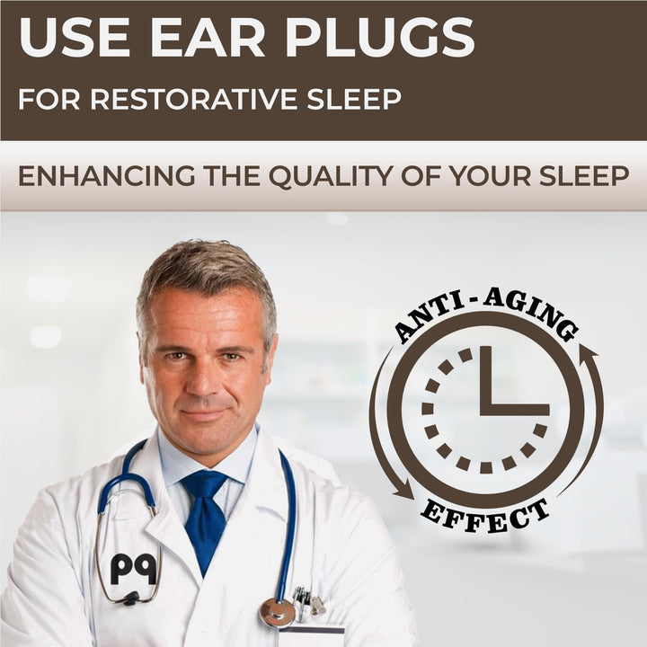 PQ Wax Ear Plugs skin tone help improve sleep quality by reducing noise, supporting deeper and more restorative sleep