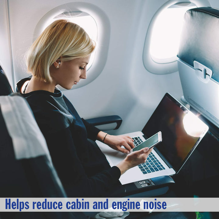 Helps reduce cabin and engine noise